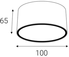 LED2 - Beépíthető spotlámpa MEDO GX53/11W/230V antracit IP54