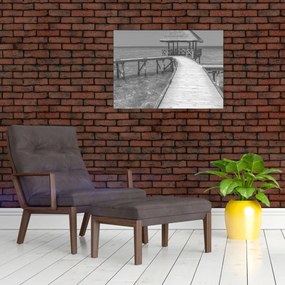 Üveg kép - Maldív-szigetek (70x50 cm)