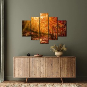 Őszi erdő képe (150x105 cm)