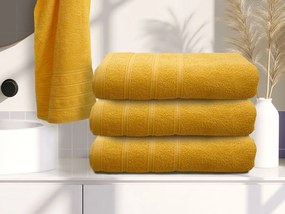 Bella sárga fürdőlepedő