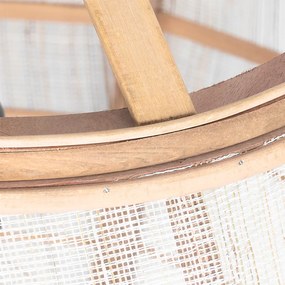 Okos függőlámpa barna 50 cm, Wifi G95-tel - Pascal