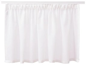 Fehér voile fényáteresztő függöny 150x50 cm Avenue – Mendola Fabrics