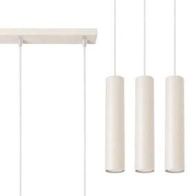 Sollux SL.1481 - Csillár zsinóron LAGOS 3xGU10/10W/230V krémes