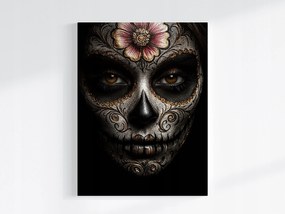 Canvas Vászonkép Portré Halottak Ünnepe Mexikó La Catrina 60x80