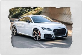 Poszter 60x40 Fehér Audi Quattro Tt Rs