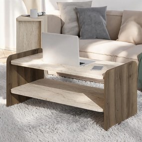 Amon - Travertine, Antique Walnut