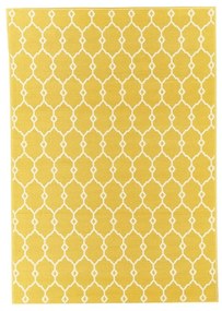 Trellis sárga kültéri szőnyeg, 133 x 190 cm - Floorita