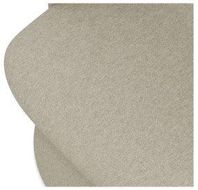 Bézs kárpitozott étkezőfotel Kalo – Makamii