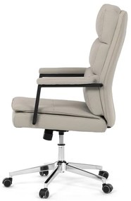 Irodai szék bézs műbőrrel. KA-D8104 SIL