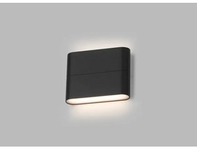 LED2 - LED Kültéri fali lámpa FLAT 2xLED/3W/230V antracit IP54