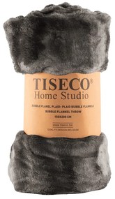 Szürke mikroplüss takaró 150x200 cm Wave – Tiseco Home Studio