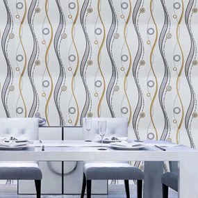 10 darab Öntapadós 3D falmatrica Klasszikus Absztrakt mintával 70x 70 x 0,6 cm-es méretben Tapéta