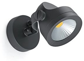 FARO ALFA kültéri LED reflektor, szürke, 3000K melegfehér, beépített LED, 14W, 900 lm, IP65, 70025