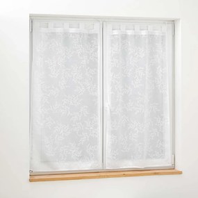 Fehér átlátszó függöny szett 2 db-os 60x120 cm Karla – douceur d'intérieur