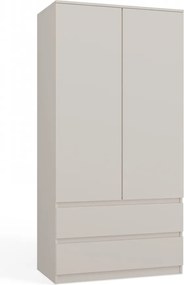 SS-90 gardróbszekrény, 90x180x50 cm, kasmír