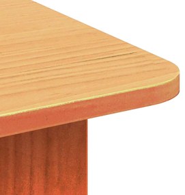 Dohányzóasztal Viaszbarna 80 x 39,5 x 33,5 cm Tömör fenyőfa