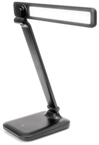 LED dimmelhető, érintésvezérlésű asztali lámpa USB-porttal REMUS LED/5W/230V fekete