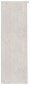 HAMAR fehér tömör fenyőfa felső szekrény 85 x 35 x 100 cm