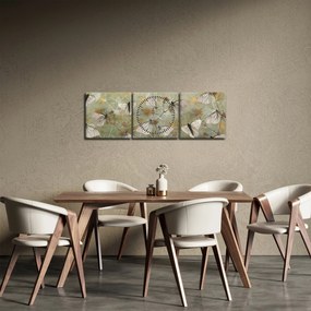 Kép - szüret lepkék (órával) (90x30 cm)