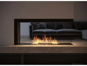 InFire - Sarok BIO kandalló100x50 cm 3kW bifaciális