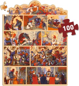 Mese puzzle - Artúr király, 100 db-os - The King Arthur