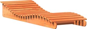 vidaXL viaszbarna tömör fenyőfa napozóágy 205 x 70 x 31,5 cm