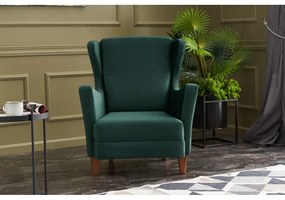 Zöld füles fotel Lola Brejer – Artie