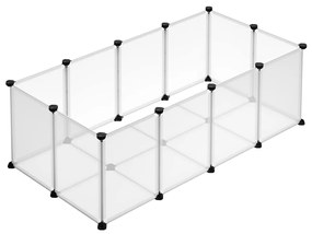 SongmicsHome BEN átlátszó műanyagból készült kisállat ketrec, 125x63x42 cm, átlátszó