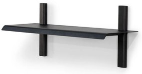 Fekete fém fali polc 60 cm Hola – Spinder Design