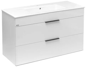 Jika Plan fürdőszobaszekrény mosdóval 100x44,1x62,2 cm fehér h4536521763001 PLAN100ZBI