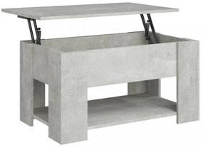 betonszürke szerelt fa dohányzóasztal 79x49x41 cm
