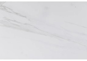 Fehér kerek dohányzóasztal kerámia asztallappal ø 60 cm Malta – Actona