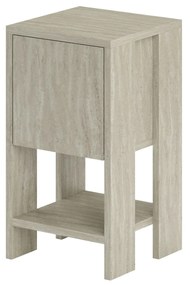 Éjjeliszekrény Ema - Travertine