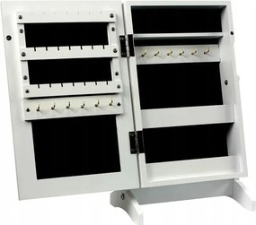 Ékszertartó szekrény tükörrel 21 x 15 x 35 cm