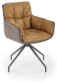K523 szék, barna / sötétbarna