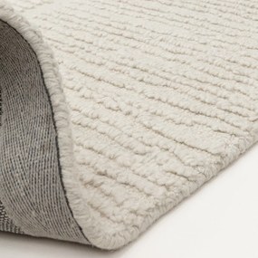 Elefántcsont színű kézi szövésű gyapjú szőnyeg 160x230 cm Zennith Column – Asiatic Carpets