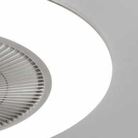 Brilagi - AURA LED/38W/230V dimmelhető ventilátoros lámpa ezüst + DO