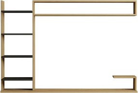 Noble Sapphire Oak and Anthracite TV-fal