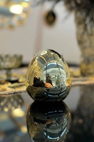 Arany porcelán tojás 10cm