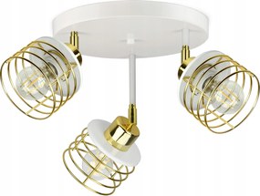 Lámpa Plafon Csillár Glamour Arany Króm Réz