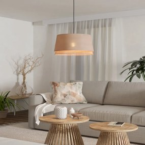 EGLO 43975 TABLEY Ernyős Függesztett Lámpa Bézs, Barna, Fekete E27 IP20
