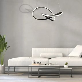 LED Csillár zsinóron CAPPIO LED/36W/230V fekete