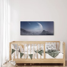 Kép - Ég a a sziklák felett (120x50 cm)
