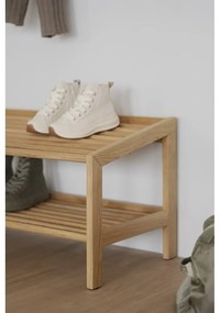Natúr színű tölgyfa cipőtartó Hillmond – Rowico
