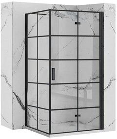 zuhanykabin Rea Molier Black 80x80