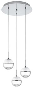 EGLO 93709 - MONTEFIO 1 LED-es csillár 3xLED/5W