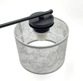 Láncos csillár ROSA 5xE27/60W/230V fekete/szürke