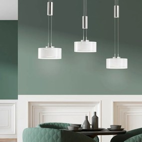 FISCHER & HONSEL 60449 LAVIN Modern Led Függesztett Lámpa Nikkel LED IP20