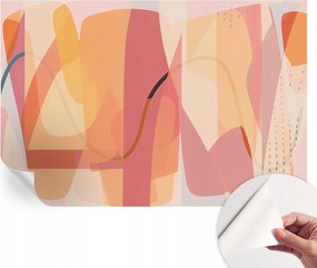 Öntapadós fali fotótapéta Hálószobába Színes absztrakt 104x70