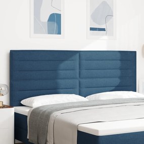 LED Fejtámla vonalak dizájn Kék 100 cm Textil